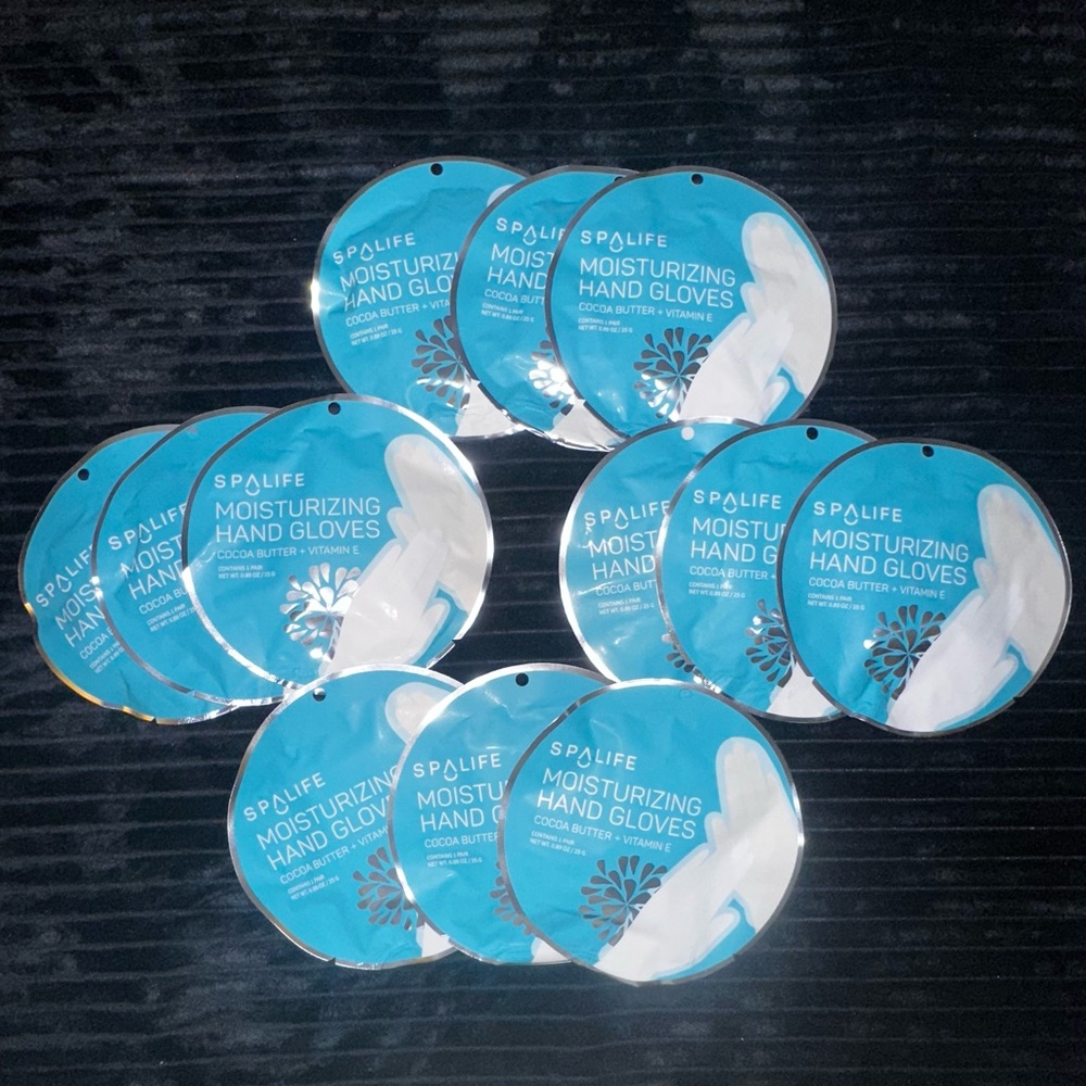 12 Pairs Spa Life Moisturizing Hand Gloves For Dry Hands New/Sealed
